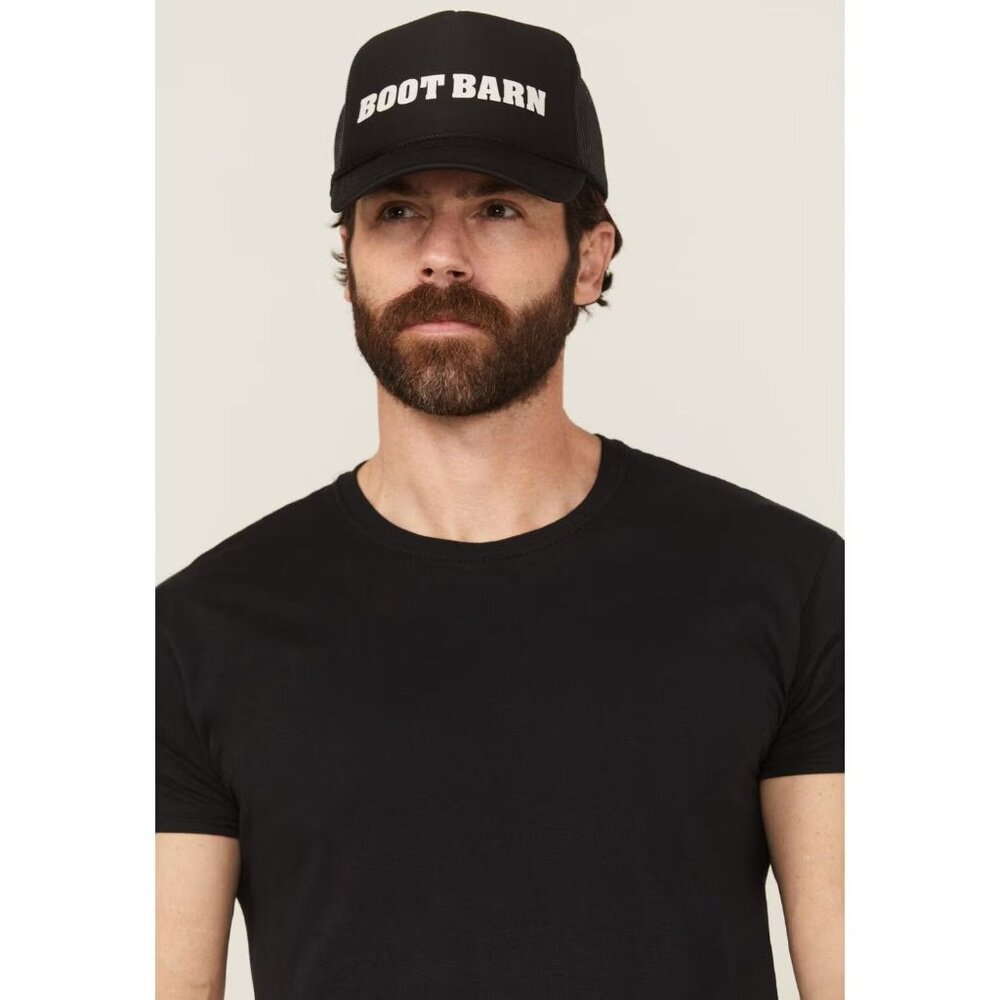 Boot Barn Logo Ball Cap in Black - Picture 2 of 5